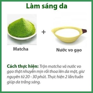 Combo Bột Trà Xanh + Bột Đậu Đỏ Vũ Gia