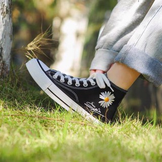 Giầy thể thao hoa cúc cổ cao siêu hot