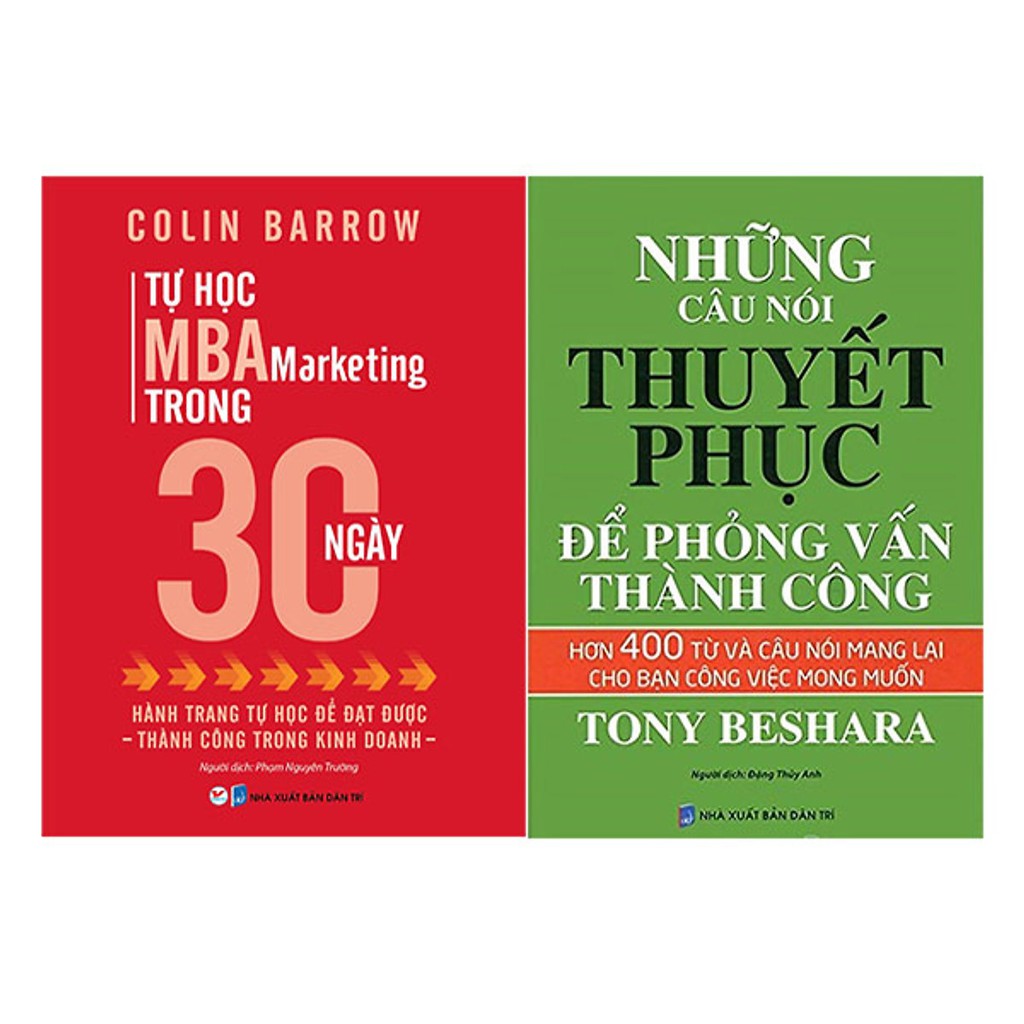 Sách - Combo: Tự Học Mba Marketing Trong 30 Ngày+ Những Câu Nói Thuyết Phục Để Phỏng Vấn Thành Công(02 Cuốn)