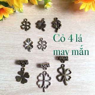 🍀1 charm cỏ 3 lá 4 lá may mắn may mắn & bình an🍀