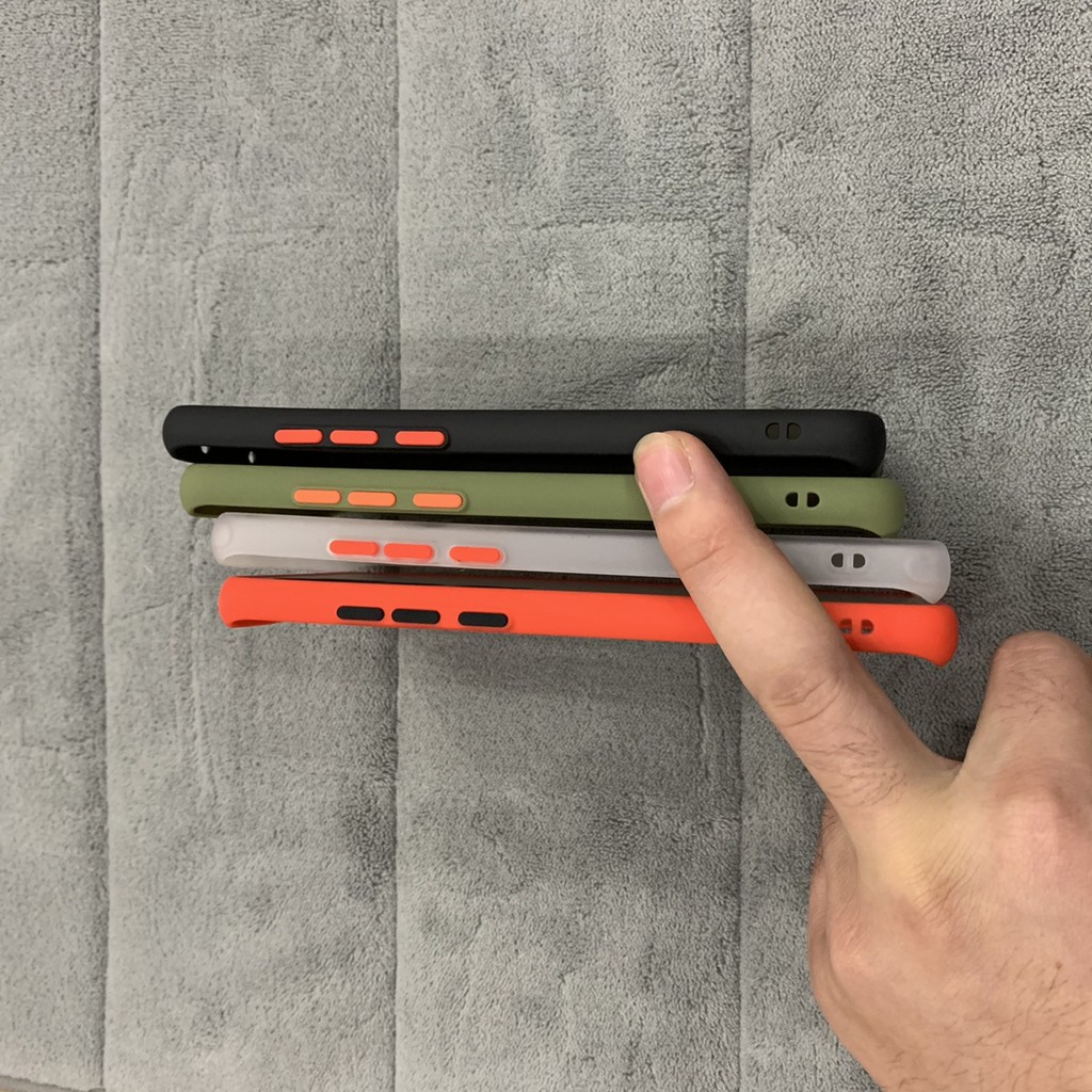 Ốp lưng Phamtom Xiaomi Mi Cc9 Pro / Mi Note 10 / Mi Note 10 Pro Lưng nhám viền màu cực đẹp