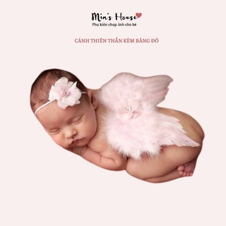 Cánh Thiên Thần Kèm Băng Đô Sơ Sinh