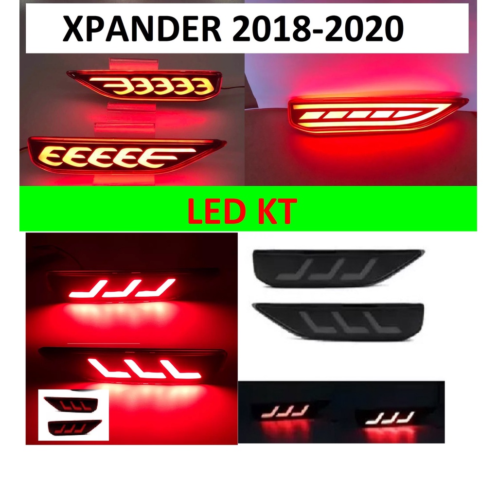 Led cản sau Mitsubishi Xpander led gầm sau 3 chế độ xi nhan chạy Audi Demi stop.