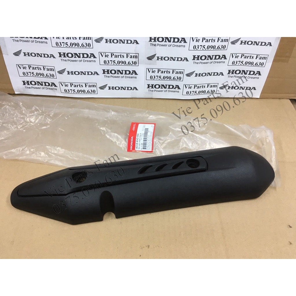 Vỉ pô, ốp pô chống nóng AB 110 đời đầu/ AB 110 Fi 2007-2010, hàng din Honda mới 100%