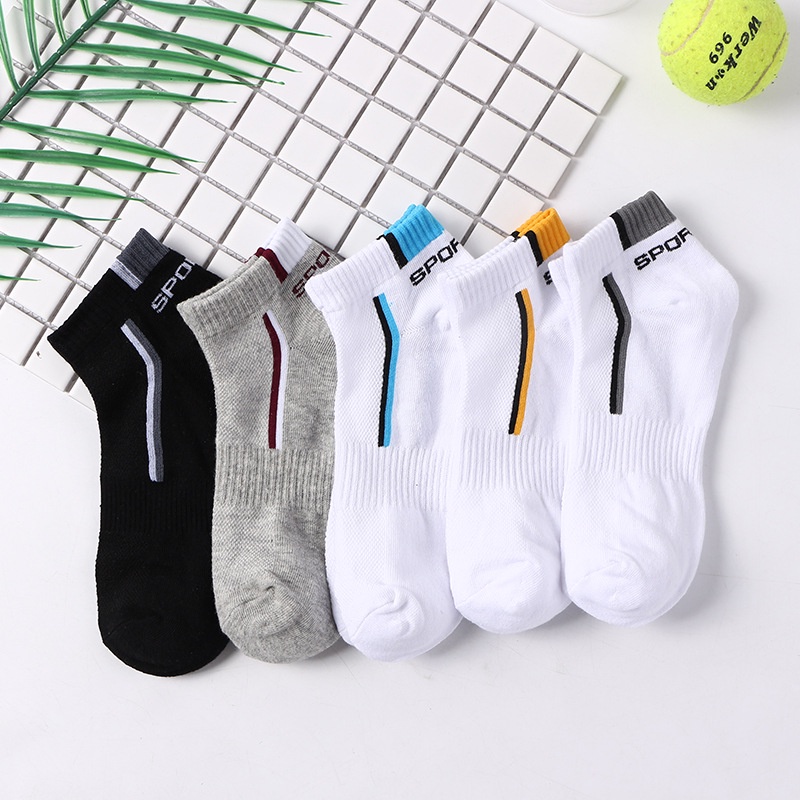 WAFNHA D207 Vớ Thể Thao Bằng Cotton Thấm Hút Mồ Hôi  Cho Nam