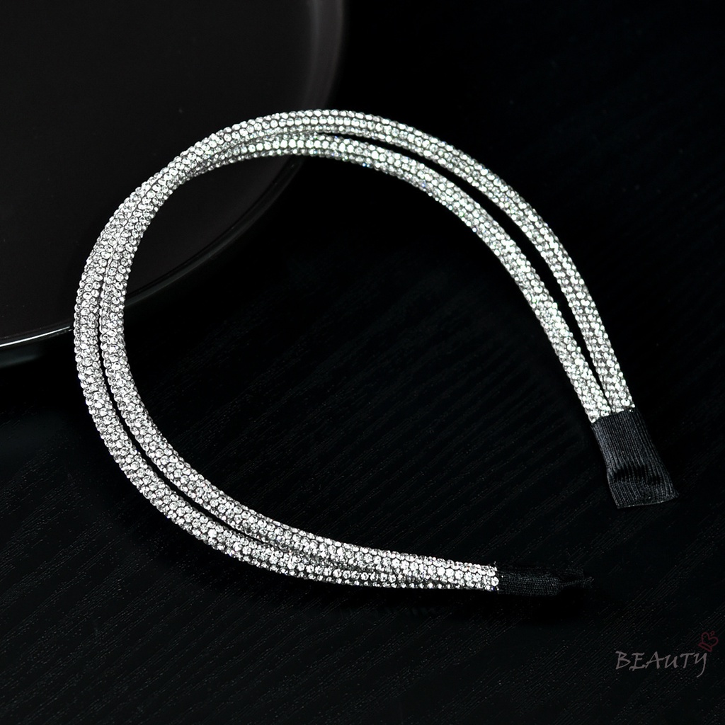 Băng Đô Cài Tóc Đính Đá Ngọc Trai Thời Trang Đơn Giản Cho Nữ