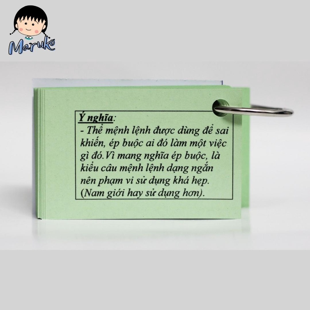 Thẻ Học Ngữ Pháp Tiếng Nhật Sơ Cấp N4 Tái Bản Mới Nhất - Flashcards Ngữ Pháp N4