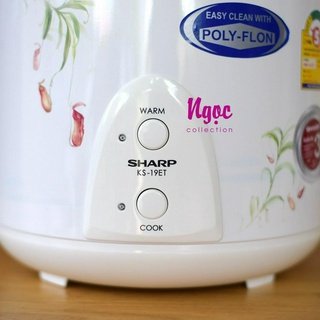 Nồi Cơm Điện SHARP 1.8L KS-19ET Nhập Khẩu Thái Lan