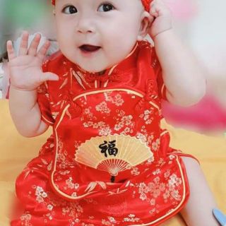 Combo bộ trung hoa cho bé gái