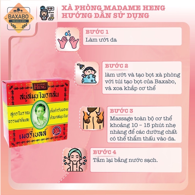 [Mua 5 Tặng 1] XÀ PHÒNG CHUYÊN NGĂN MỤN LƯNG MADAME HENG - XÀ PHÒNG CỔ TRUYỀN THÁI LAN - HIỆU QUẢ NGAY CỤC ĐẦU TIÊN 160G | BigBuy360 - bigbuy360.vn