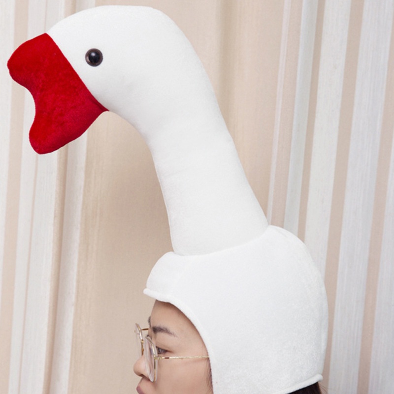 Mũ Trùm Đầu Giữ Ấm Hình Chú Ngỗng Nhồi Bông Ngộ Nghĩnh Đáng Yêu