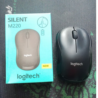 Chuột Không Dây Logitech M220 Màu Đen Không Tiếng click- Có Công Tắc On/Off - Độ Nhạy Cao - Bảo Hành 12 Tháng đổi mới