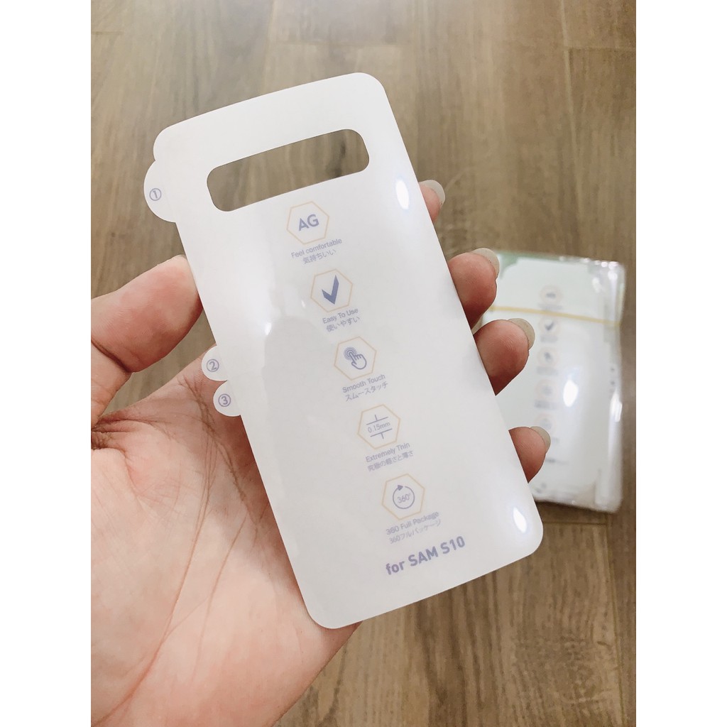 Miếng dán PPF AG nhám chống vân tay cho Samsung S10/ S10 PLus/ S10 5G