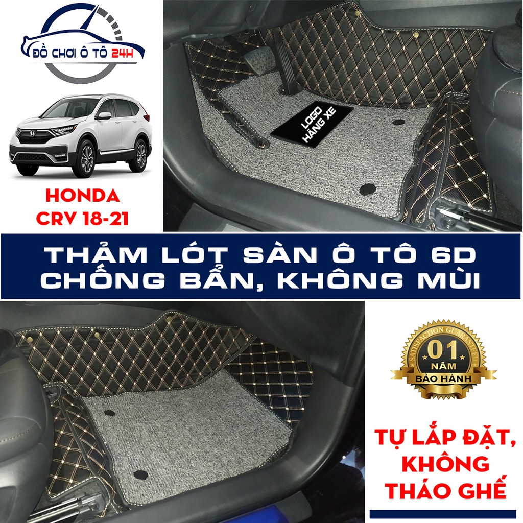 Thảm lót sàn ô tô 5D 6D Honda CRV 2018-2021 bảo vệ sàn xe, không mùi, không thấm nước