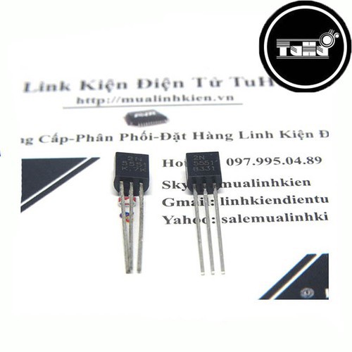 Linh kiện 2N5551-T0-92 Giá Rẻ