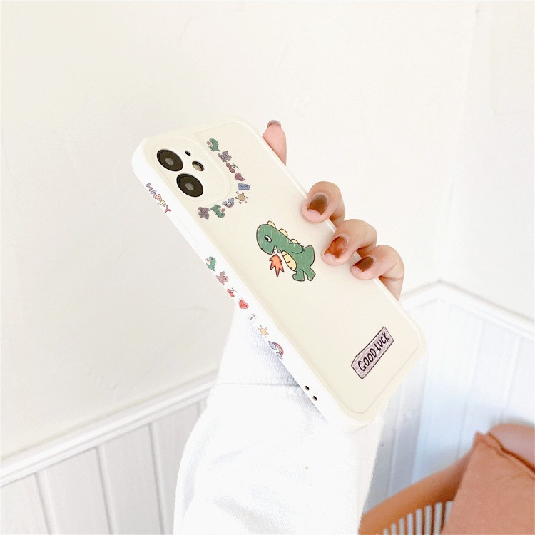Ốp lưng iphone Lucky cạnh vuông in hình viền 5/5s/6/6plus/6s/6splus/7/7plus/8/8plus/x/xr/xs/11/12/pro/max/plus/promax | BigBuy360 - bigbuy360.vn