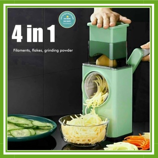Máy thái lát rau củ quả cẩm tay trong 4 trong 1 - Dụng cụ thái rau củ qua đa năng
