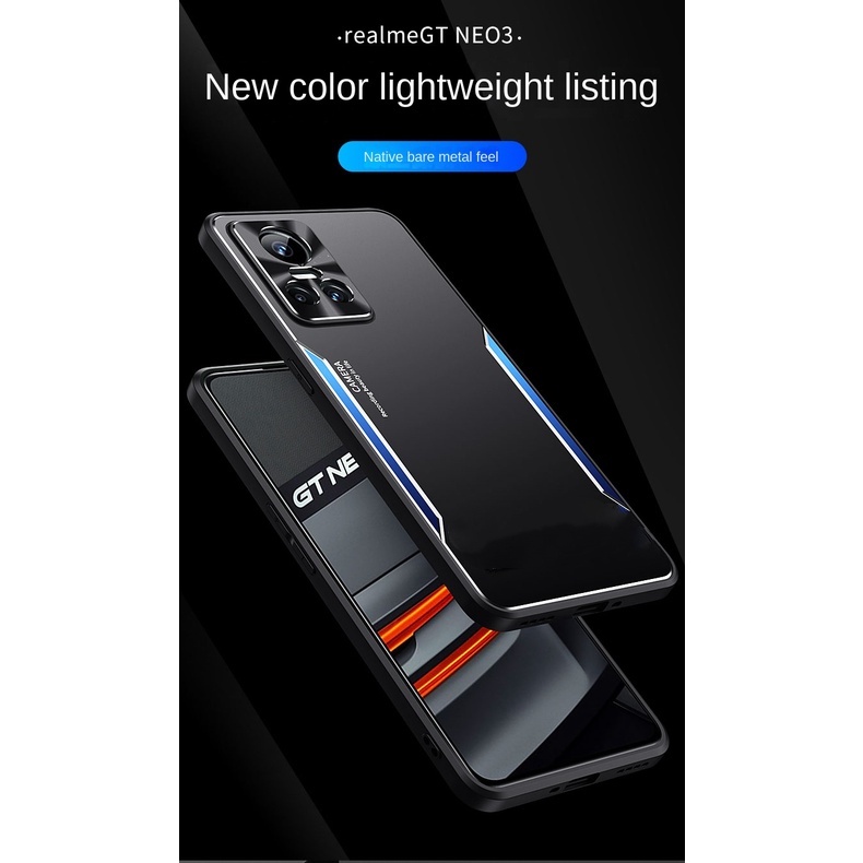 Ốp Điện Thoại Hợp Kim Nhôm Bảo Vệ Toàn Diện Chống Sốc Cho Realme GT NEO3
