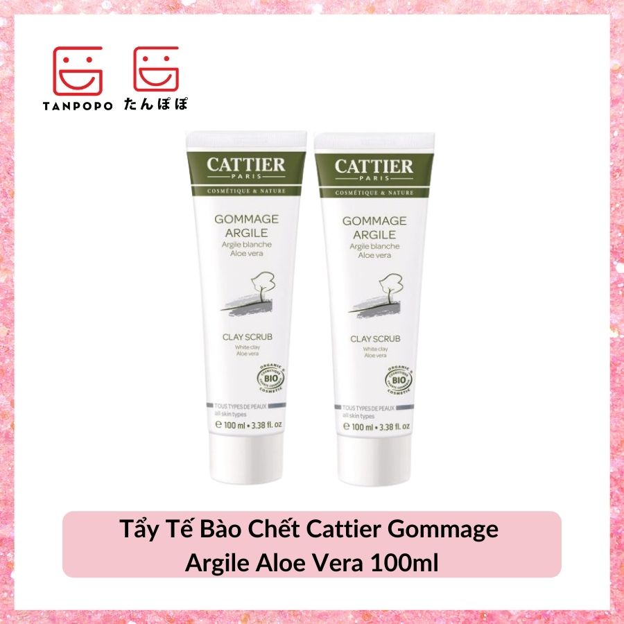 [Chính hãng] Tẩy Tế Bào Chết Cattier Gommage Argile Aloe Vera 100ml