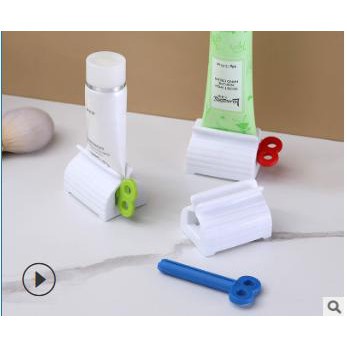 [siêu rẻ] Kẹp nặn kem đánh răng bằng nhựa Cuộn Kẹp Ép Kem Đánh Răng