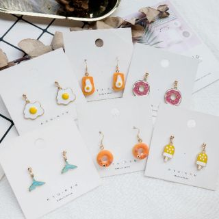 Bông tai, khuyên tai nữ Hàn Quốc dễ thương