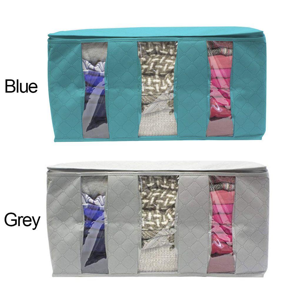 KUNHEV 1 / 2 / 3 Túi Vải Không Dệt Đựng Đồ Chống Bụi Có Thể Gấp Gọn Tiện Dụng