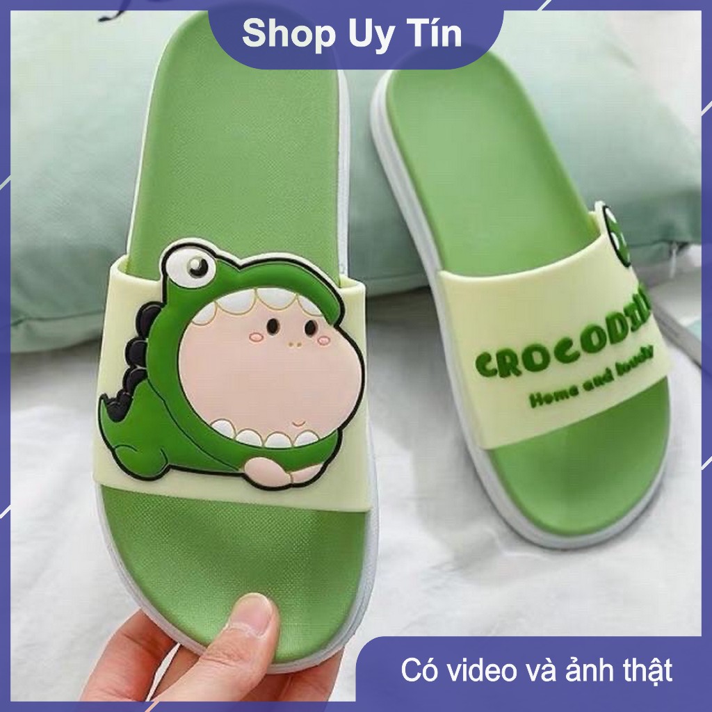 Dép Quai Ngang Cá Sấu CROCODILE Unisex Cao Su Siêu Mềm Form Nhỏ Các Bạn Đặt Tăng 1 Size N