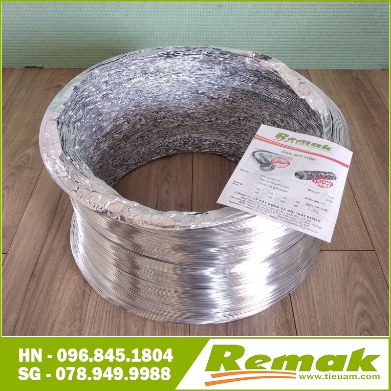 Ống gió mềm d350 không bảo ôn thông gió,thông hơi,dẫn khí...
