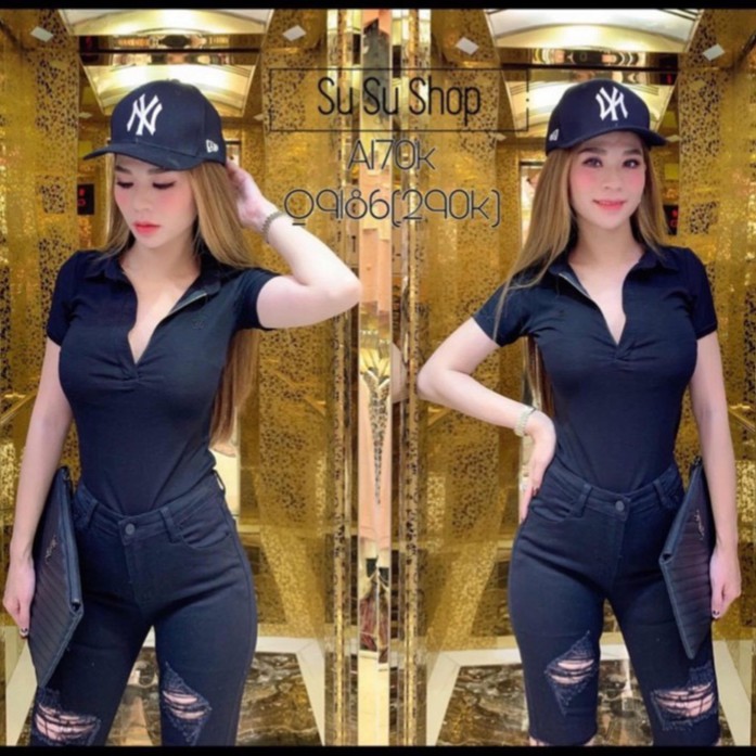 quần kaki lửng co dãn cực đẹp phối rách nhẹ cá tính hot hit