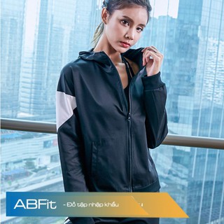 Áo khoác thể thao dài tay có mũ, áo tập gym yoga aerobic