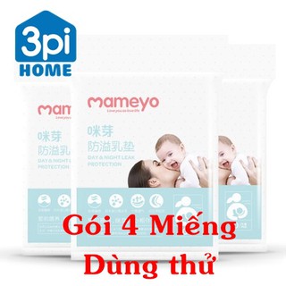 Túi 4 Miếng Dùng Thử Lót Thấm Sữa Mameyo tiết kiệm và tiện dụng