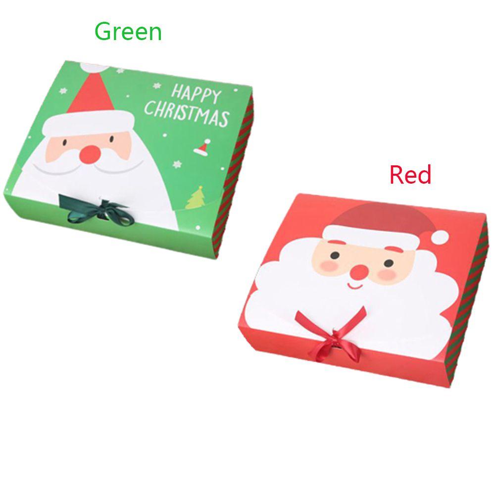 LAKAMIER Set 10 Hộp Đựng Kẹo Chúc Mừng Năm Mới / Giáng Sinh