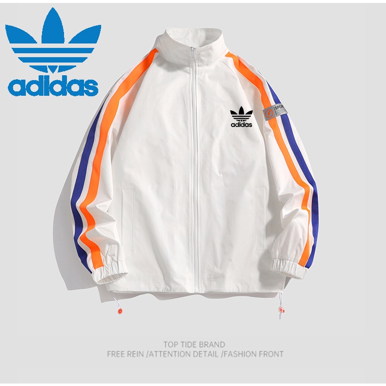 Áo khoác thể thao ADIDAS đơn giản thoải mái thời trang xuân thu cho cặp đôi