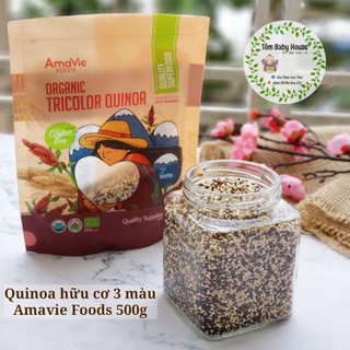 Hạt diêm mạch (quinoa) 3 màu hữu cơ Amavie Foods 500g