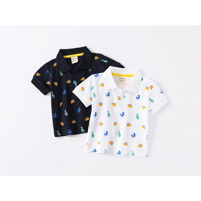 Áo cộc tay trẻ em - Áo Polo bé trai hãng WELLKIDS - WAPYPY shop kunkid