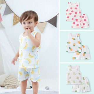 BỘ QUẦN ÁO BA LỖ THÔNG HƠI CỰC THOÁNG MÁT CHO BÉ