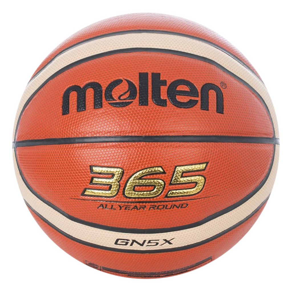 Quả Bóng Rổ Da Molten BGN5X size số 5 chính hãng, Tiêu chuẩn quốc tế FIBA