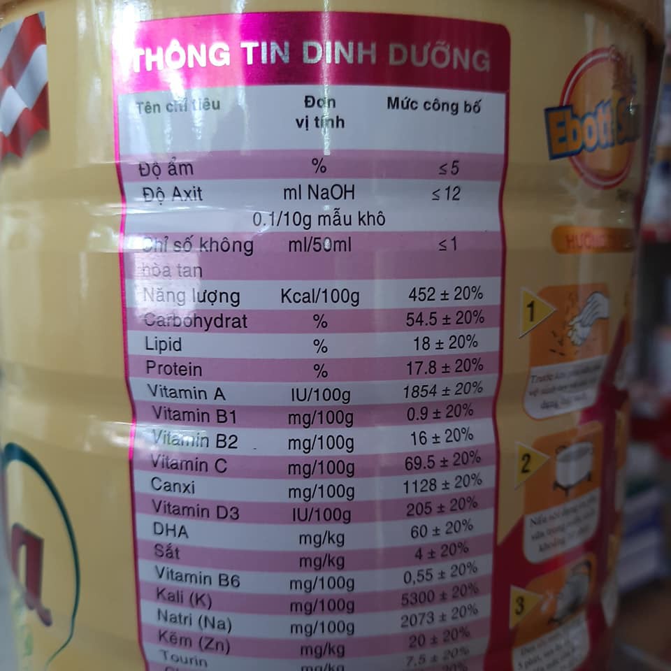 Sữa Ebottsure mama 900g