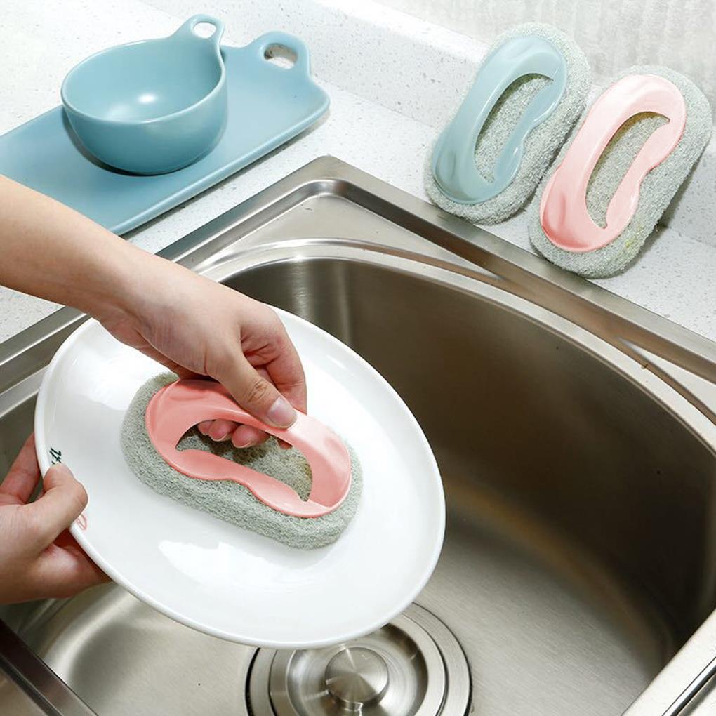 1 Bàn Chải Chà Nồi Có Tay Cầm
