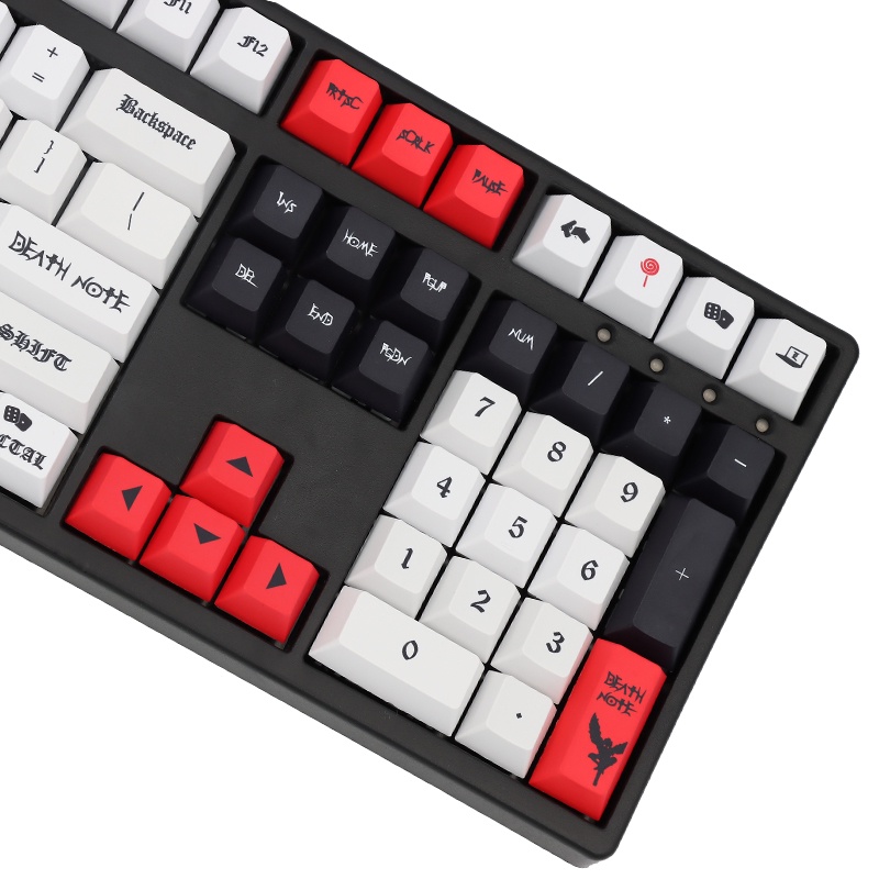Death Note Keycap 134 keys GMK Cherry Profile five-sided PBT sublimation keycaps