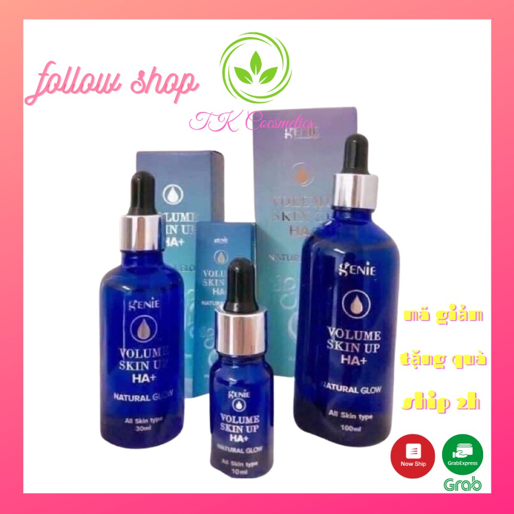 Serum HA Genie, serum Ha cấp ẩm, Serum Cấp Ẩm [ Mua 1 tặng Voucher 20k, tặng 1 Mask Collagen