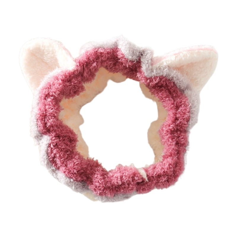 Băng Đô Tai Mèo 3D Bằng Vải Lông Nhung Co Giãn Dễ Thương Xinh Xắn