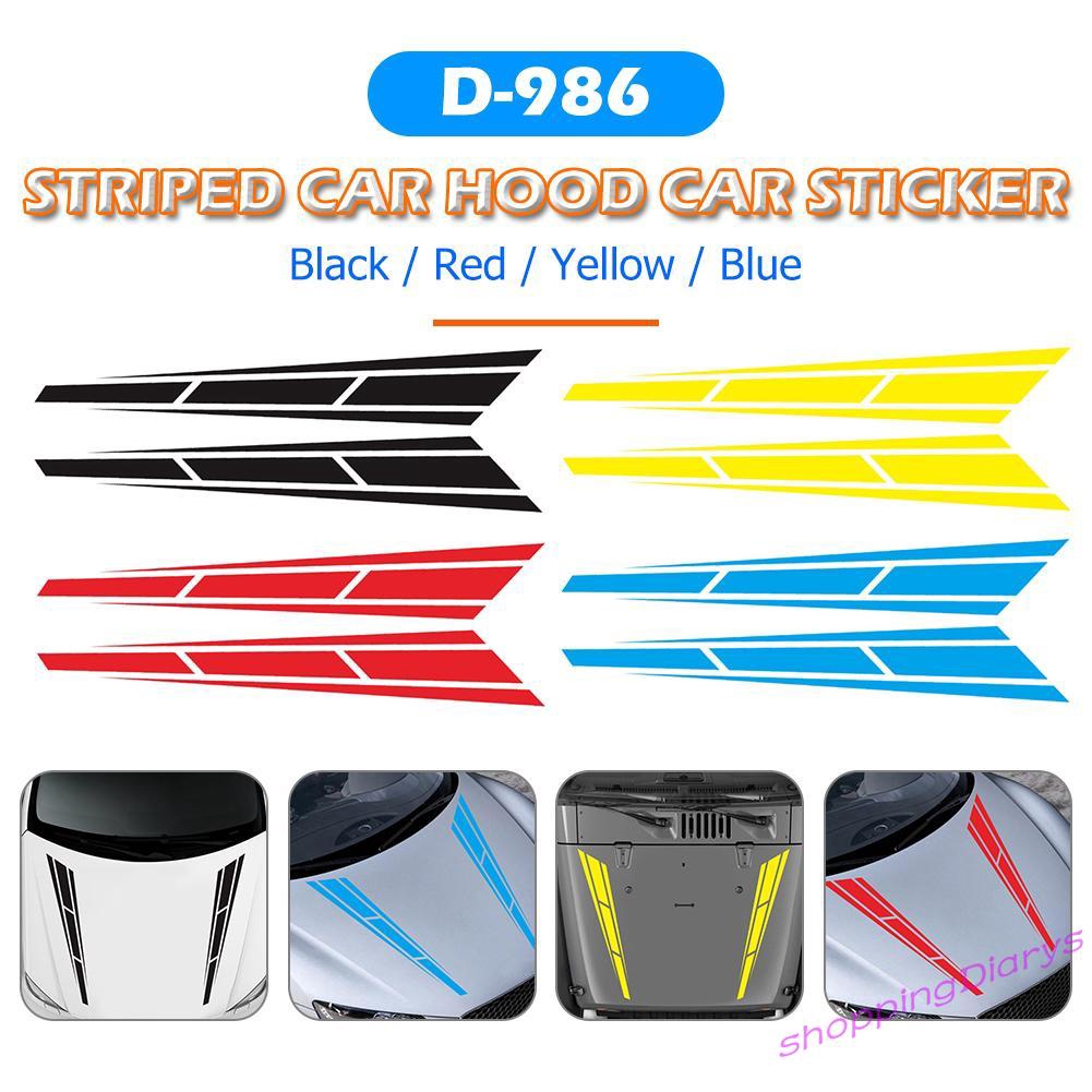 Decal Dán Nắp Capo Xe Hơi