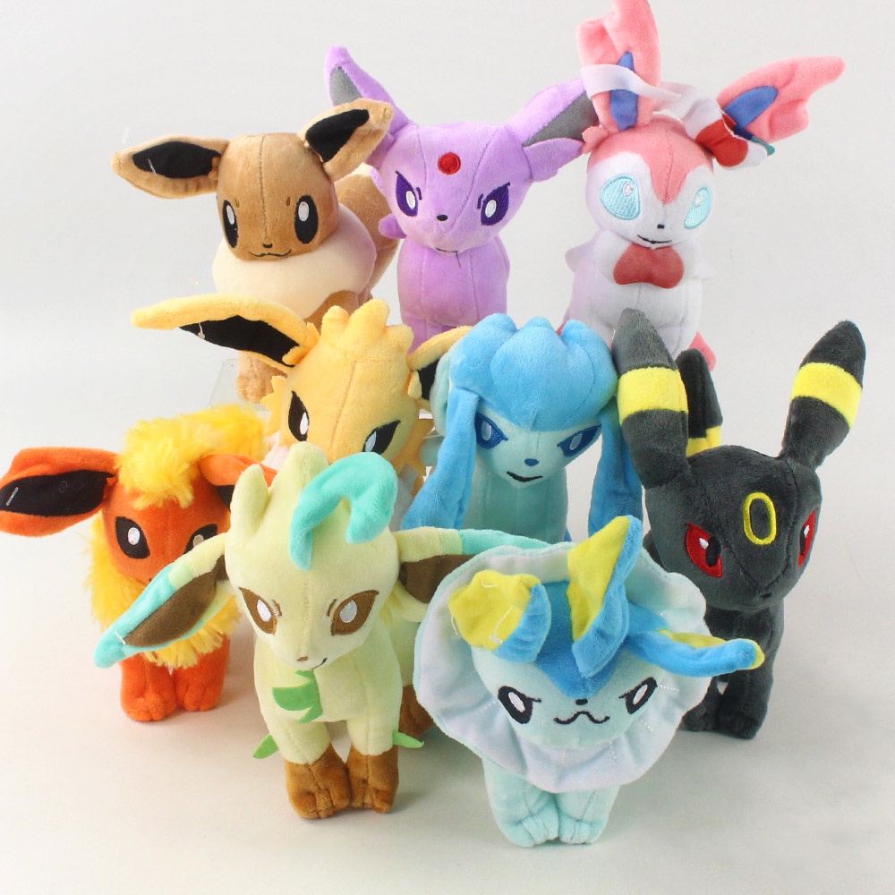 1 Thú Nhồi Bông Hình Pokemon Jolteon Flareon Vaporeon Umbreon Sylveon Leafeon Glaceon Espeon