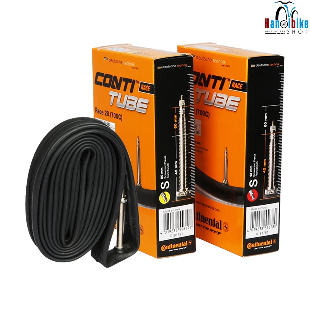Săm xe đạp 700C CONTINENTAL 28″ S60 RE 60mm Van Nhỏ