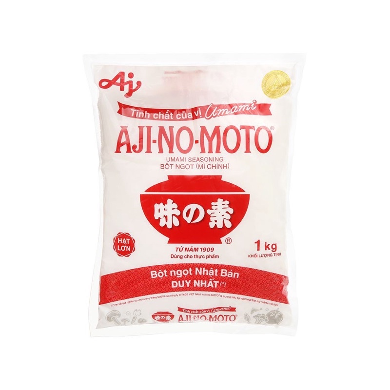 Bột ngọt Ajinomoto hạt lớn 400g,1kg, 1kg8 mì chính