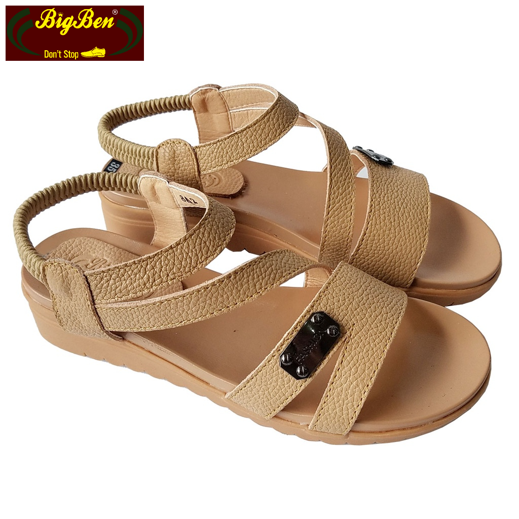 Giày Sandal Nữ Da Bò Thật BIGBEN Cao Cấp SDĐ67