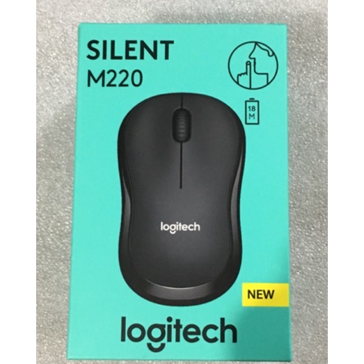 Chuột ko dây LOGITECH M220 Silent  chuyên dùng văn phòng siêu bền bảo hành 6 tháng