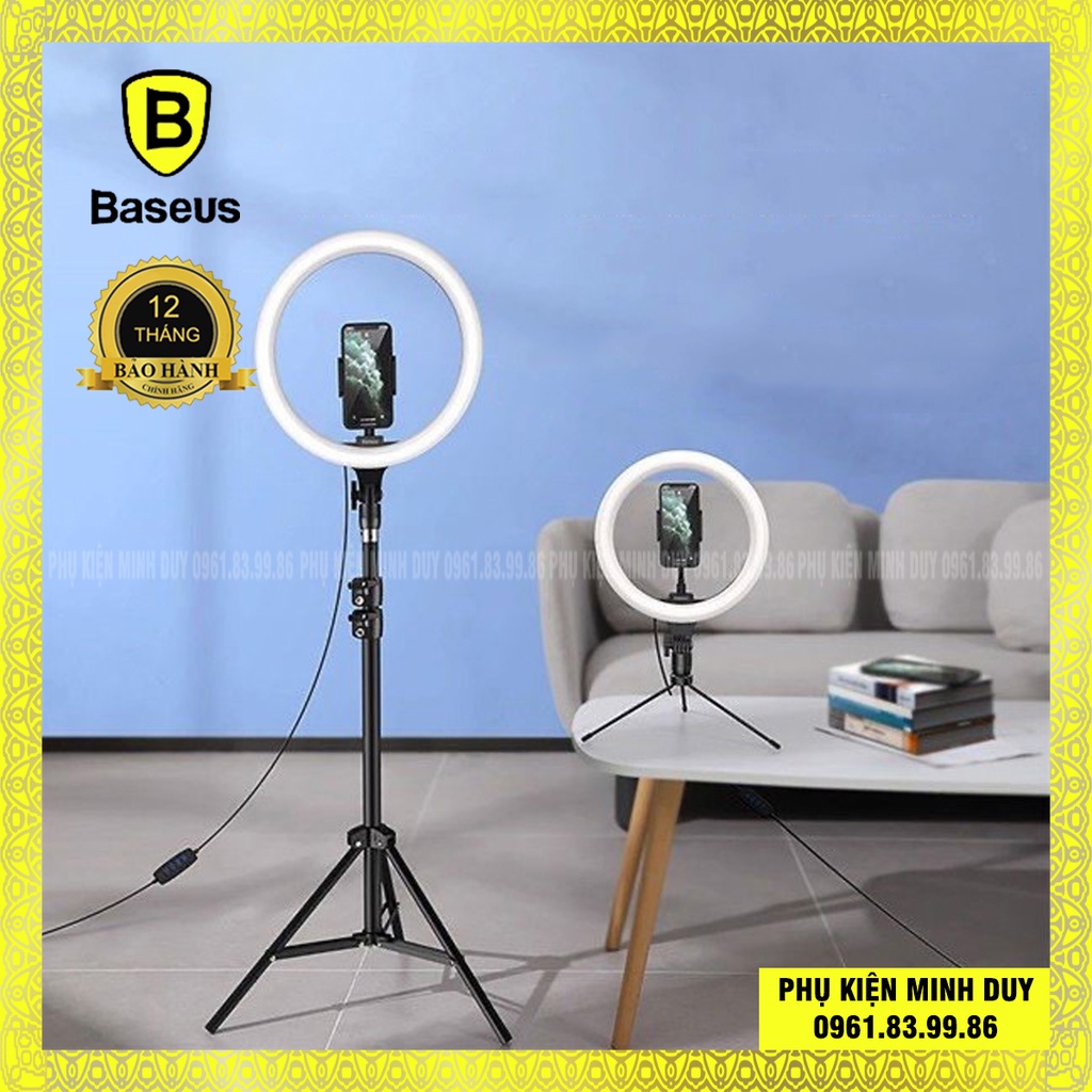 Đèn LIVESTREAM Baseus Live Stream Holder-Table Stand (3 nhiệt độ màu, chiều cao 20cm - 60cm)