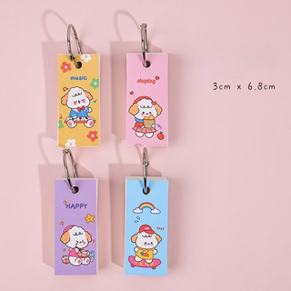 FlashCard học từ vựng ngoại ngữ hình gấu Teddy đáng yêu